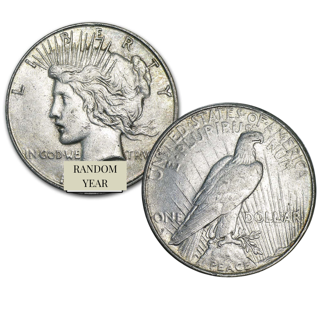 1921-1935 Peace Silver Dollar VG-XF