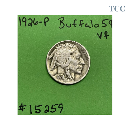 1926 Buffalo Indian Head Nickel 5c VF Very Fine