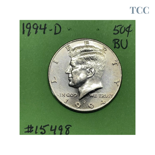 1994 D Kennedy Half Dollar 50c Clad BU