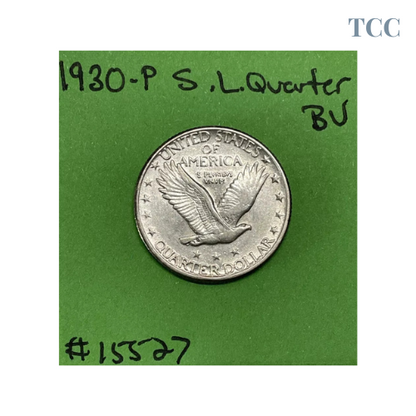 1930-P Standing Liberty Quarter 25c BU Brilliant Uncirculated 90% Silver