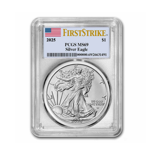 2025 American Silver Eagle MS-69 PCGS (FirstStrike®)