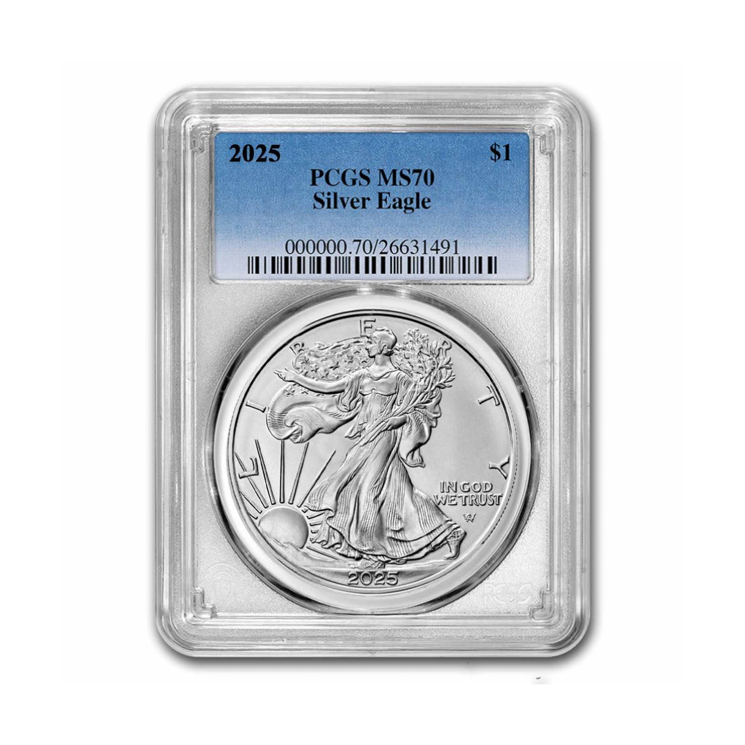 2025 American Silver Eagle MS-70 PCGS