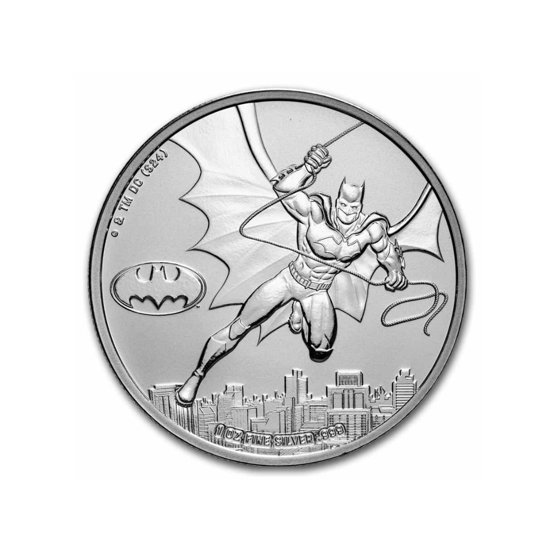 2024 Samoa 1 oz Silver DC Comics Batman BU