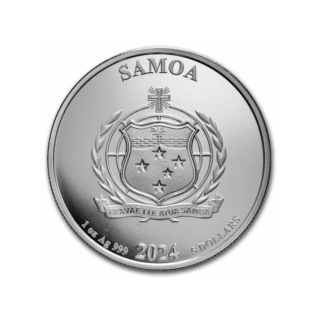 2024 Samoa 1 oz Silver DC Comics Batman BU