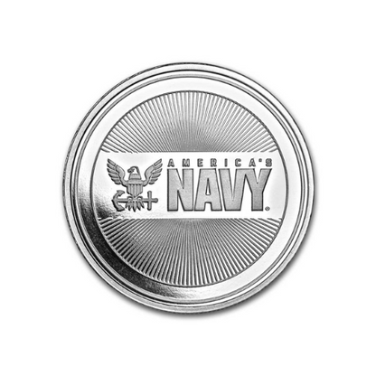 1 oz Silver Round United States Navy