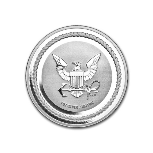 1 oz Silver Round United States Navy