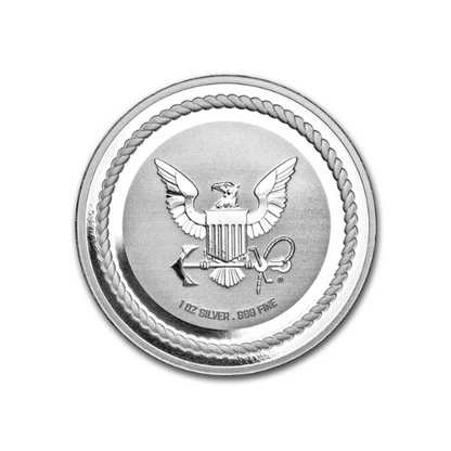 1 oz Silver Round United States Navy