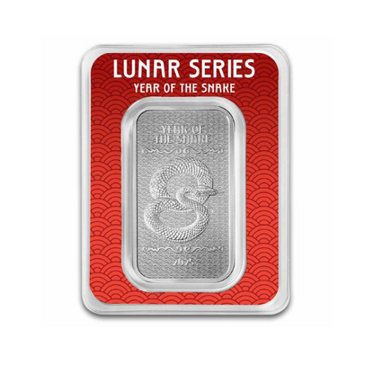 1 oz Silver Bar 2025 APMEX Year of the Snake (TEP, Series 2)