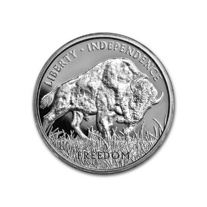 1 oz Silver Round PAMP Buffalo