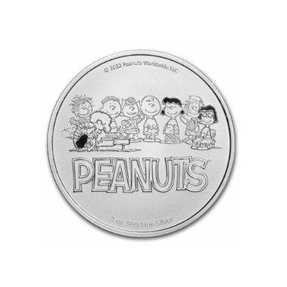 Peanuts® Lucy Pulls the Football 1 oz Silver Round