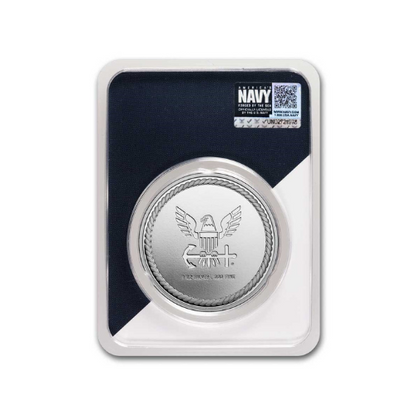 1 oz Silver Round America's Navy U.S. Navy Logo in TEP