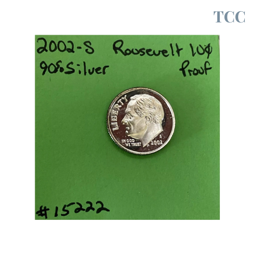 2002 S Roosevelt Dime Choice Proof 90% Silver