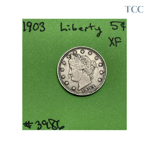 1903 Liberty “V” Nickel 5c XF Extra Fine