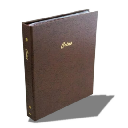 Coin Stock Book with 9 vinyl pages