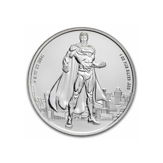 2024 Samoa 1 oz Silver DC Comics Superman BU