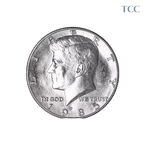 1985 D Kennedy Half Dollar BU Uncirculated Mint State