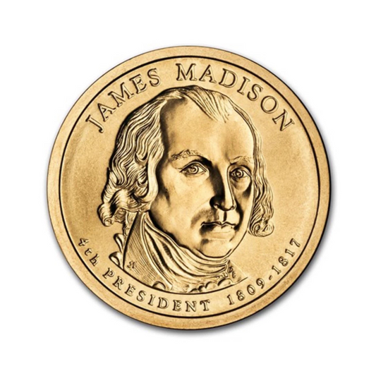 2007 P Presidential Dollar $1 James Madison BU Brilliant Uncirculated