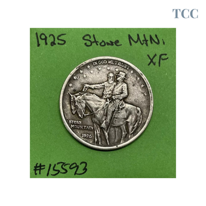 1925 Stone Mountain Commem Half Dollar Xf Extra Fine