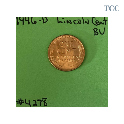 1946 D Lincoln Wheat Cent BU Uncirculated Mint State Bronze