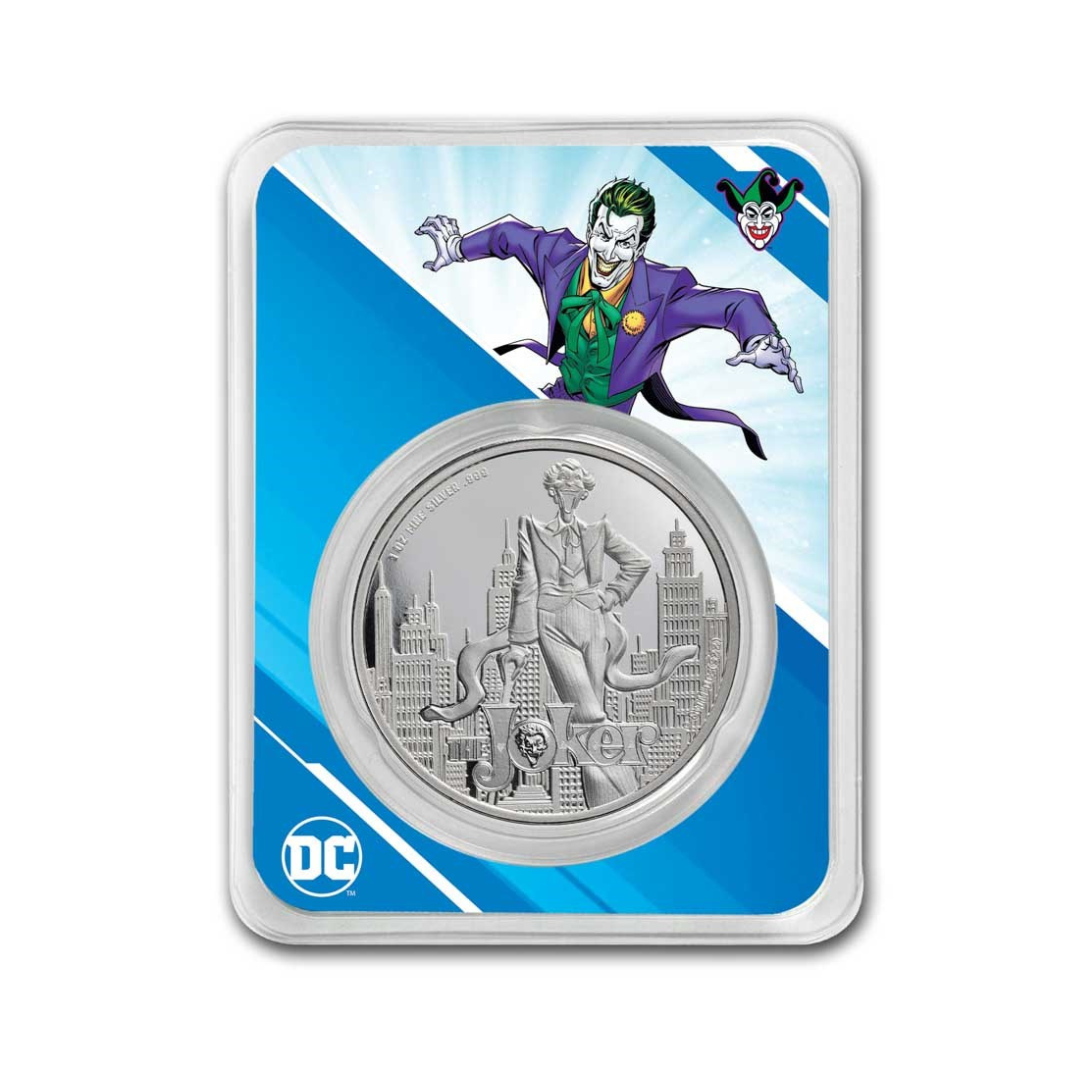 2024 Samoa 1 oz Silver DC Comics The Joker BU (with TEP)