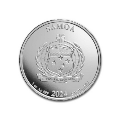 2024 Samoa 1 oz Silver DC Comics The Joker BU