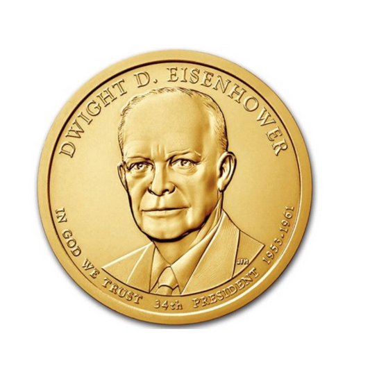 2015 P Presidential Dollar Dwight D Eisenhower BU