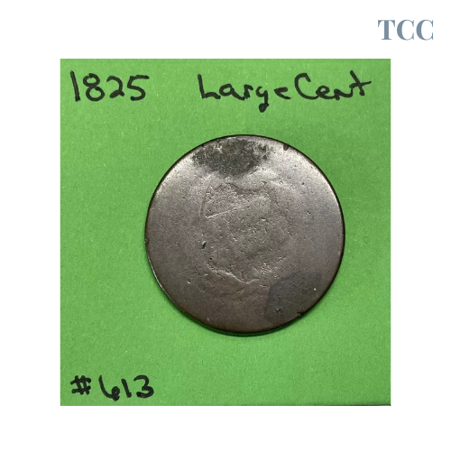 1825 Coronet Head Large Cent Better Date