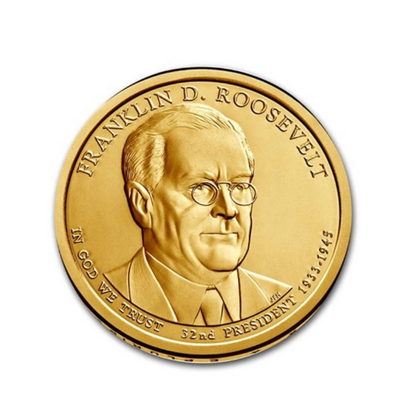 2014 P Presidential Dollar Franklin D Roosevelt BU Clad