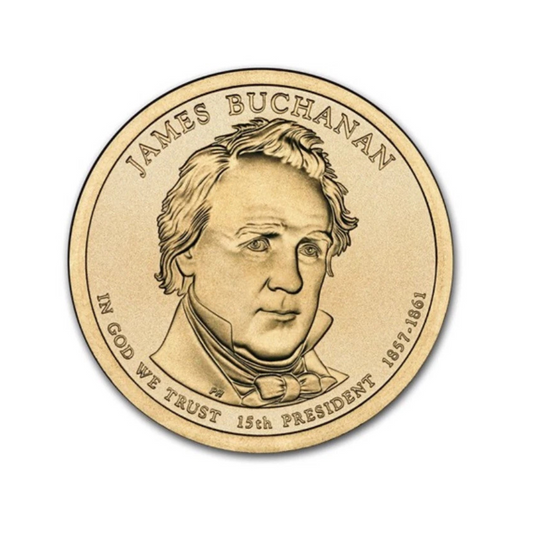 2010 D Presidential Dollar $1 James Buchanan BU Clad