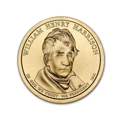 2009 P Presidential Dollar $1 William Henry Harrison BU