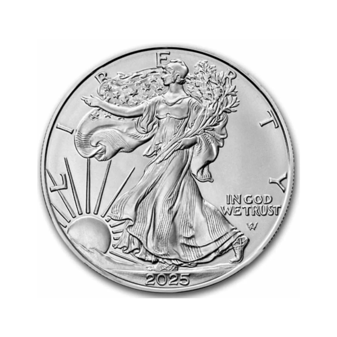 2025 1 oz American Silver Eagle Coin BU Tennessee Coin Co Tennessee CC