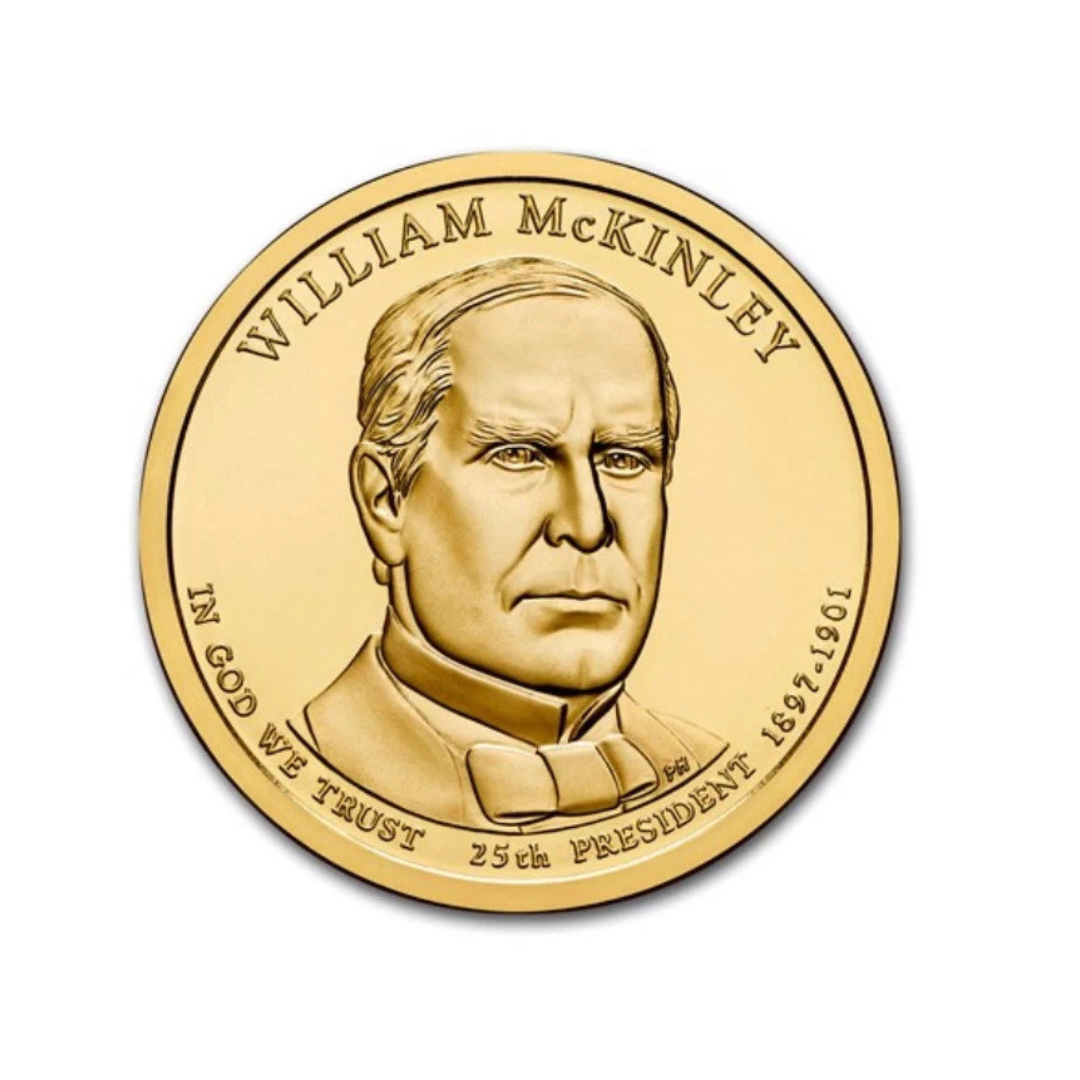 2013 P Presidential Dollar $1 William McKinley BU Clad