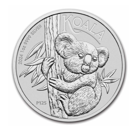 2024 Australia 1 oz Silver Koala BU