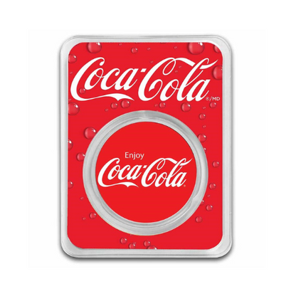 Coca-Cola® 1 oz Silver Colorized Classic Round