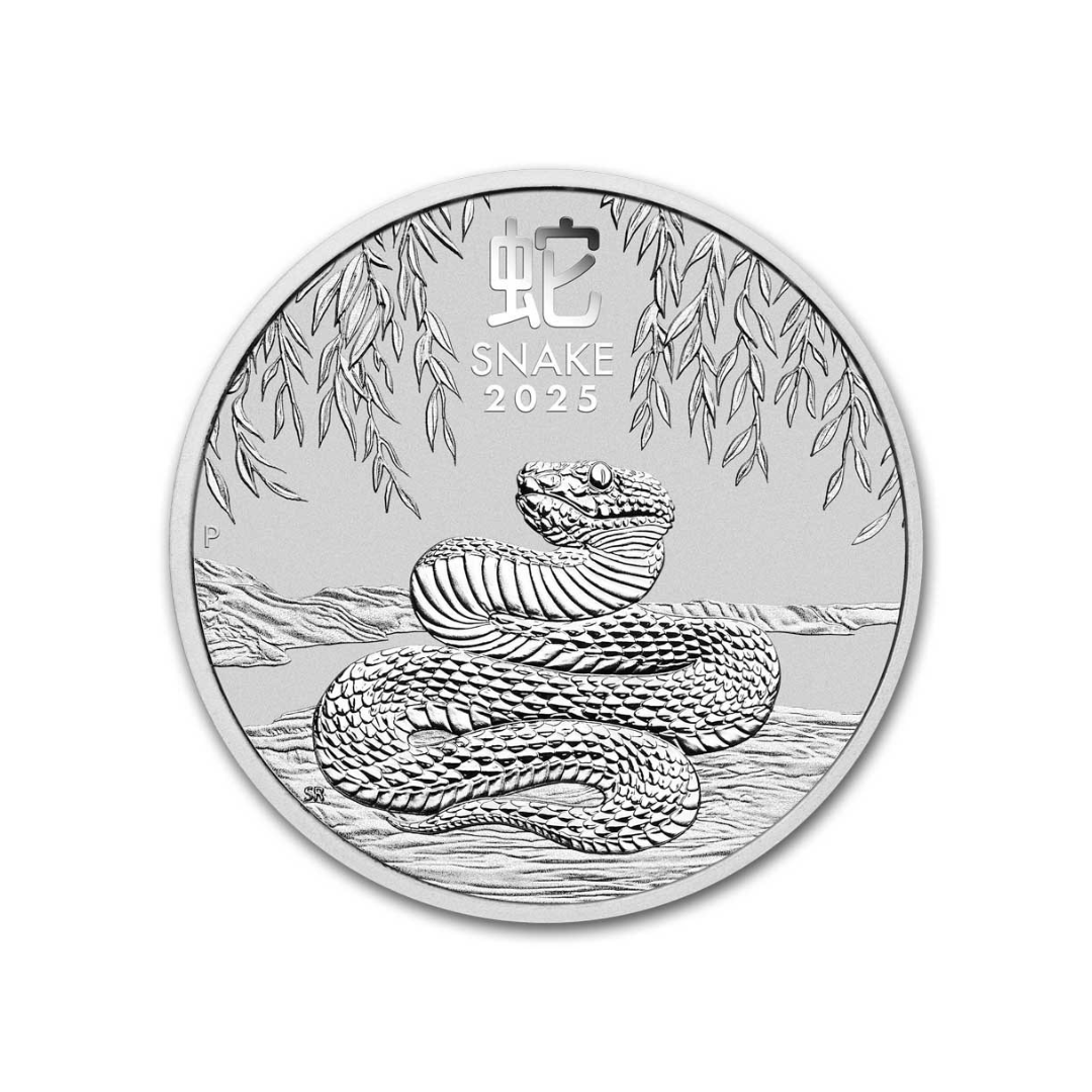 2025 Australia 1 oz Silver Lunar Snake BU (Series III)