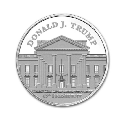 1 oz Silver Round 45th U.S. President Donald J. Trump