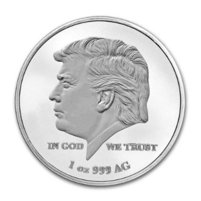 1 oz Silver Round 45th U.S. President Donald J. Trump