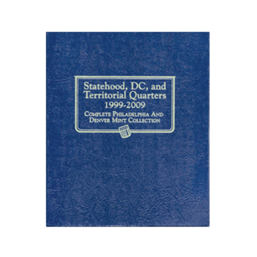 Whitman Statehood Quarters Album, 1999-2009, P&D with U.S. Territories and District of Columbia