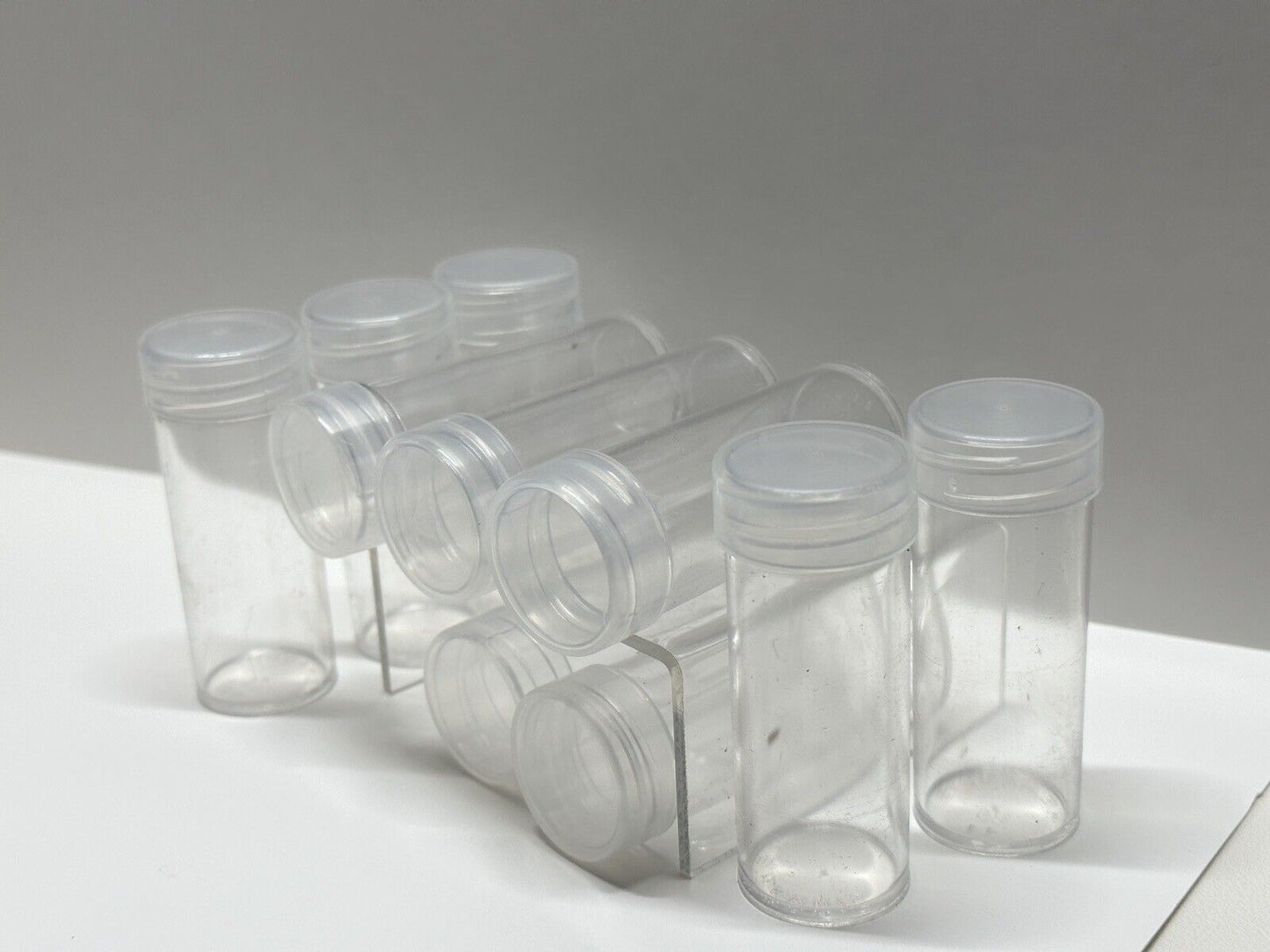 Harris/Whitman US Quarters Clear Round Coin Tubes