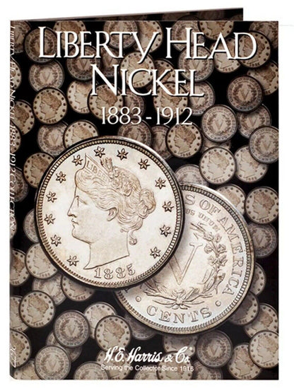 H.E. HARRIS 2677 Coin Folder Liberty Head V Nickel 5 cent 1883-1912 Album/Book