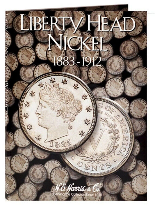 H.E. HARRIS 2677 Coin Folder Liberty Head V Nickel 5 cent 1883-1912 Album/Book