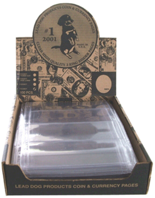 Qty Of 10 Lead Dog 4 Pocket Heavy Duty Modern Currency Notebook Pages