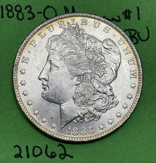 1883-O Morgan Silver Dollar $1 BU Brilliant Uncirculated 90% Silver