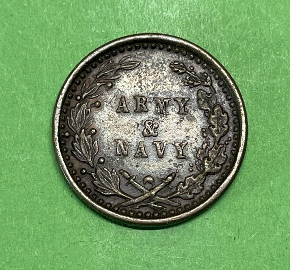 1863 Patriotic Civil War Token Fuld 48/299 High Grade