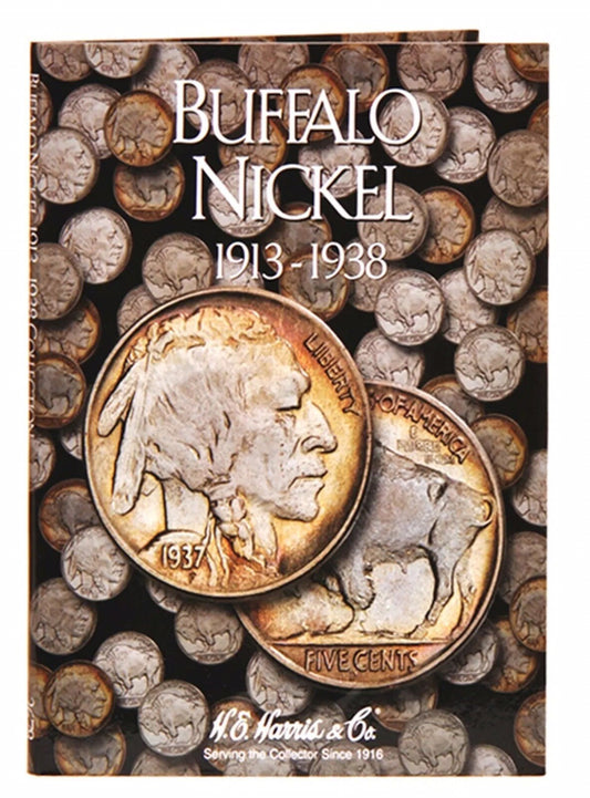 H.E. HARRIS 2678 Coin Folder Buffalo Indian Nickel 5 Cents 1913 - 1938