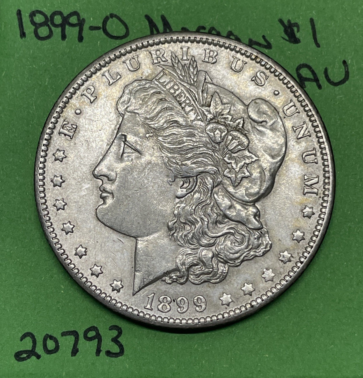 1899 O Morgan Silver Dollar AU About Uncirculated See Pictures
