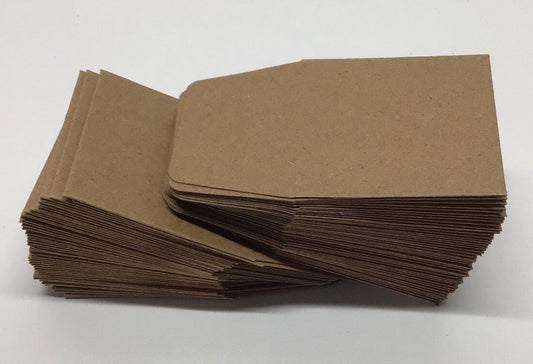 Small Paper Coin Envelopes 2x2 100 Kraft For Collection Flips Sorting