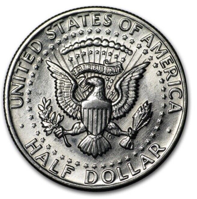 1972-D Kennedy Half Dollar Uncirculated Clad 50c Coin