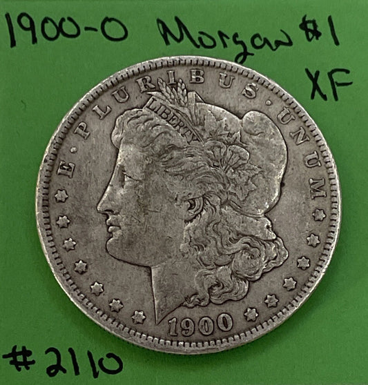 1900 O Morgan Dollar $1  XF EF Extremely Fine 90% Silver Tougher Date!