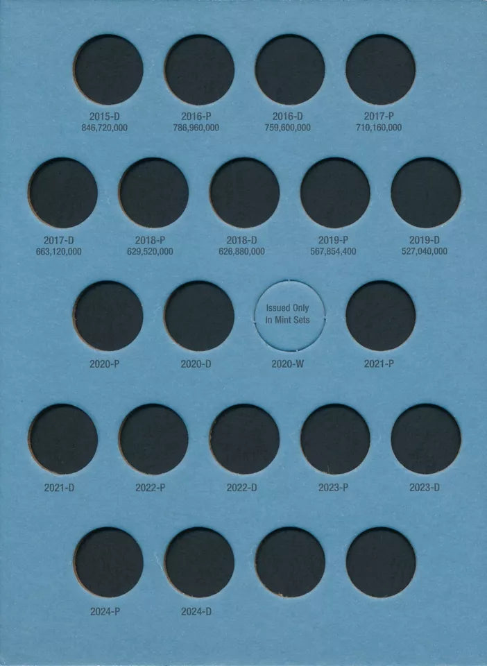 Jefferson Nickel No. 3, 1996-2023 Whitman Folder